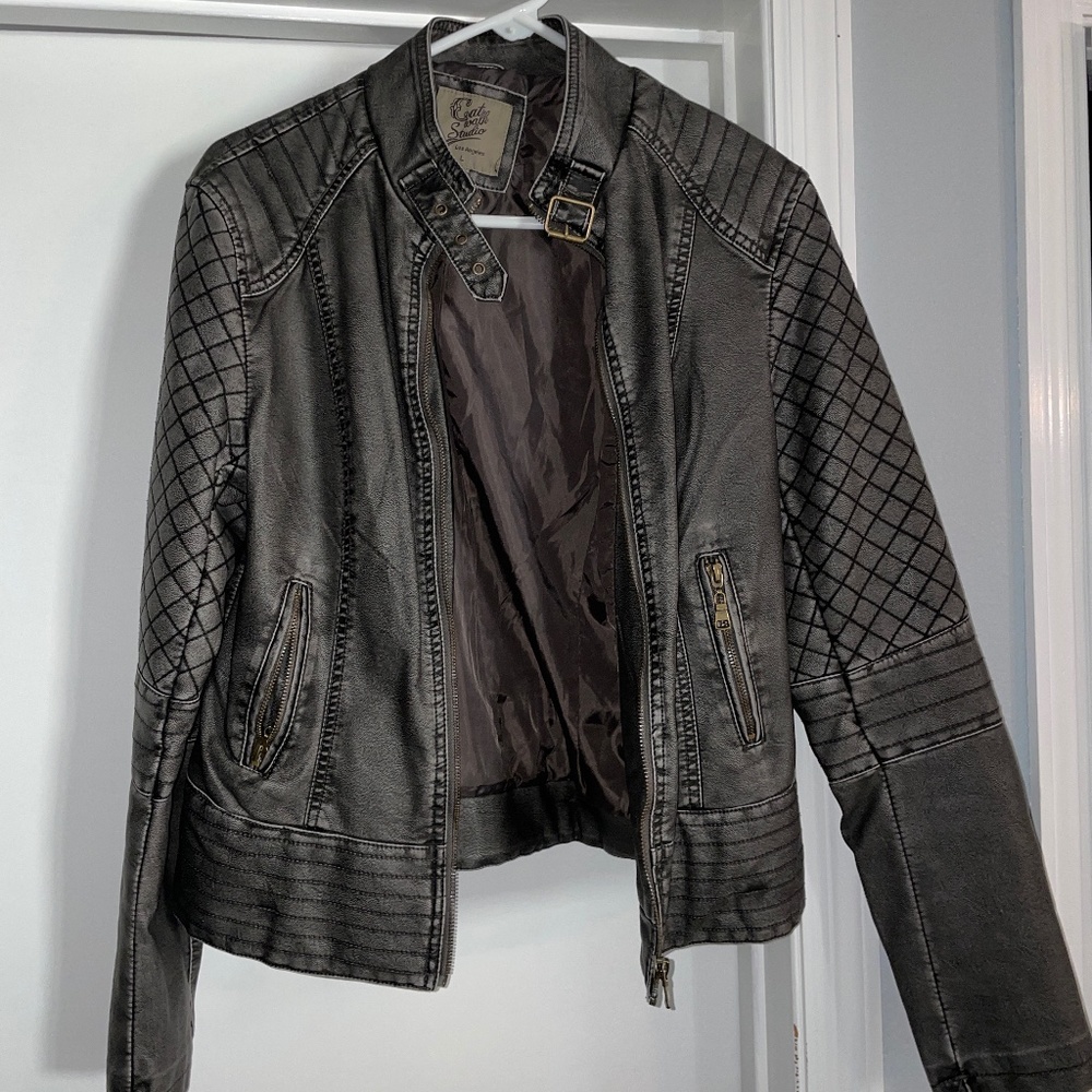 Leather jacket